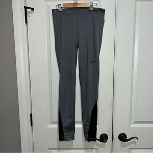 Nike Pro Gray and Black Womens leggings
